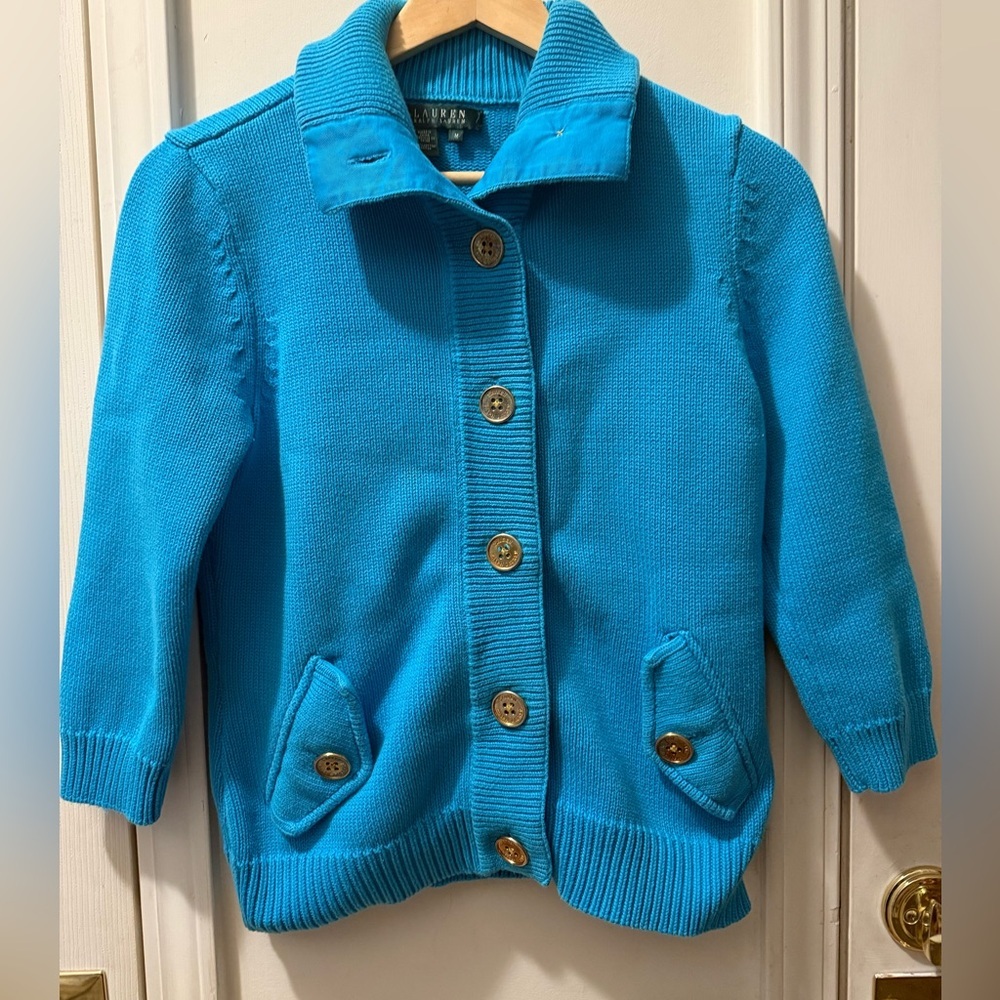 Vintage Lauren Ralph Lauren Cardigan 3/4 sleeve